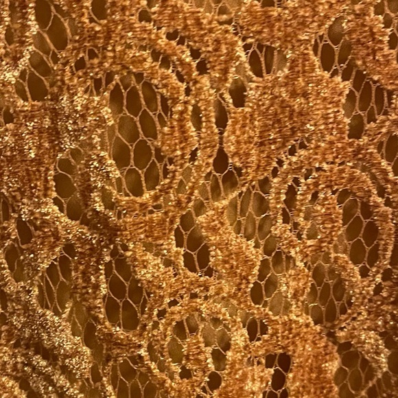 Free People Mustard Lace Line Halter Mini Dress - Picture 9 of 11